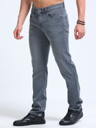 Grey Slim Fit Jeans MMDSL-101 - Mudmark men's jeans, photo 2