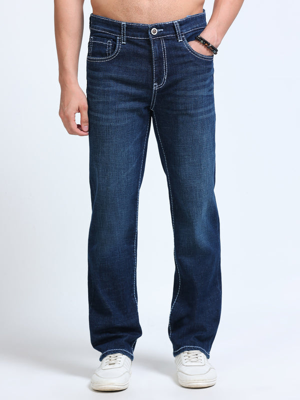Dark Indigo Straight Fit Jeans MMDSTH-401