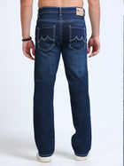 Dark Indigo Straight Fit Jeans MMDSTH-401 - Mudmark men's jeans, photo 3