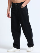 Black Baggy Fit Jeans MMDLS-501 - Mudmark men's jeans, photo 2