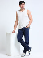 French Blue Slim Fit Jeans MMDSL02-106 - Mudmark men's jeans, photo 6