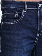 Mid Indigo Straight Fit Jeans MMDSTH-402 - Mudmark men's jeans, photo 4