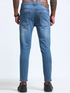 Light Blue Skinny Crop Fit Jeans MMDSC04-101 - Mudmark men's jeans, photo 3