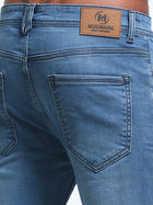 Light Blue Skinny Crop Fit Jeans MMDSC04-101 - Mudmark men's jeans, photo 5