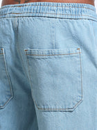 Light Blue Relaxed Ankle Jogger Jeans MMDJRA02-102 - Mudmark men's jeans, photo 5