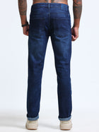 Blue Tapered Fit Jeans MMDTP04-103 - Mudmark men's jeans, photo 3