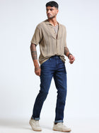 Blue Tapered Fit Jeans MMDTP04-103 - Mudmark men's jeans, photo 6