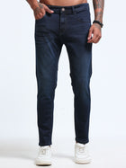 Dark Blue Skinny Crop Fit Jeans MMDSC03-101 - Mudmark men's jeans, photo 1
