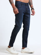 Dark Blue Skinny Crop Fit Jeans MMDSC03-101 - Mudmark men's jeans, photo 2