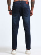 Dark Blue Skinny Crop Fit Jeans MMDSC03-101 - Mudmark men's jeans, photo 3