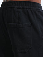 Black Relaxed Ankle Jogger Jeans MMDJRA03-102 - Mudmark men's jeans, photo 5