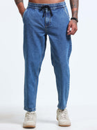 Mid Blue Jogger Jeans MMDJRA01-102 - Mudmark men's jeans, photo 1