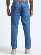 Mid Blue Jogger Jeans MMDJRA01-102 - Mudmark men's jeans, photo 3
