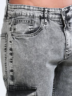 Snow White Relaxed Straight Cargo Fit Jeans MMDRS01-104 - Mudmark men's jeans, photo 6