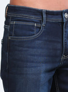 Dark Blue Slim Straight Fit Jeans MMDSL01-106 - Mudmark men's jeans, photo 6