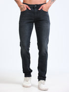 Black Tapered Fit Jeans MMDTP05-107 - Mudmark men's jeans, photo 1