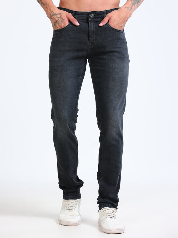 Black Tapered Fit Jeans MMDTP05-107