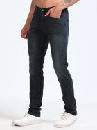 Black Tapered Fit Jeans MMDTP05-107 - Mudmark men's jeans, photo 2