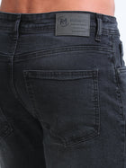 Black Tapered Fit Jeans MMDTP05-107 - Mudmark men's jeans, photo 5