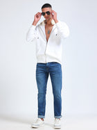 Blue Tapered Fit Jeans MMDTP03-103 - Mudmark men's jeans, photo 7