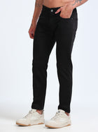 Jet Black Skinny Crop Fit Jeans MMDSC05-105 - Mudmark men's jeans, photo 2